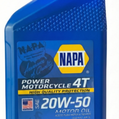 NAPA POWER MOTORCYCLE MOTOR OIL SAE 20W50 JASO MA2 12/1